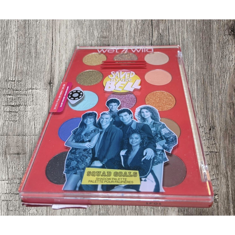 NEW Saved By the Bell Squad Goals Eyeshadow Palette-Wet N Wild-Shimmers, Mattes